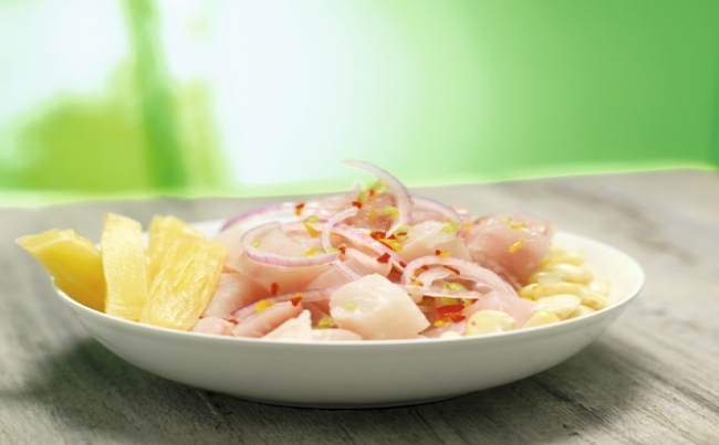 Cebiche de lenguado